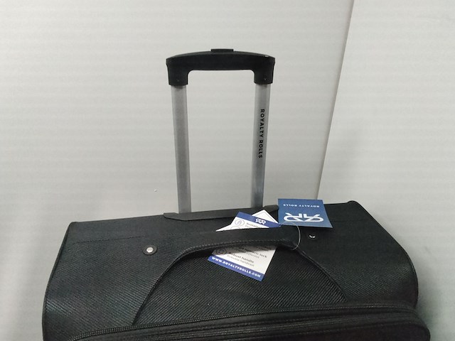 Grote reiskoffer, royalty rolls, zwart - afbeelding 2 van  6