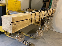 Grote robuust eiken hanglamp - afbeelding 3 van  8