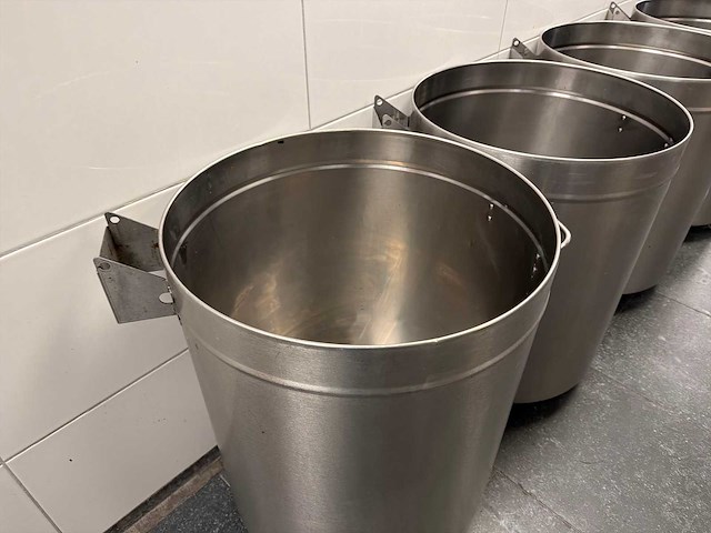 Grote rvs kookketel (4x) - afbeelding 2 van  3
