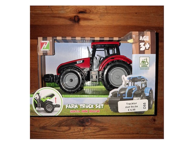 Grote tractor ca 20 cm vanaf 3 jaar - afbeelding 3 van  3