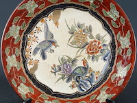 Grote traditioneel satsuma- of imari-stijl bord - afbeelding 2 van  5