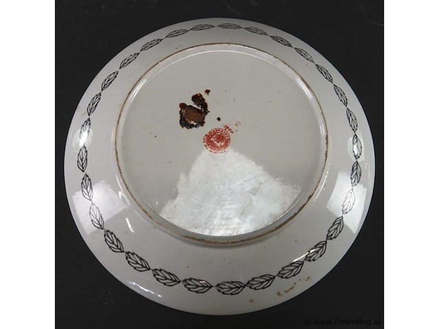 Grote traditioneel satsuma- of imari-stijl bord - afbeelding 4 van  5
