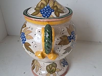 Grote urn met deksel - afbeelding 4 van  8