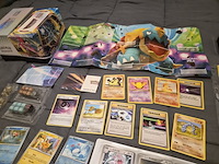 Grote verzameling pokémon kaarten met gevulde map, vintage kaarten, sleeves en accessoires - afbeelding 3 van  38