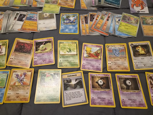 Grote verzameling pokémon kaarten met vele vintage kaarten - afbeelding 12 van  18