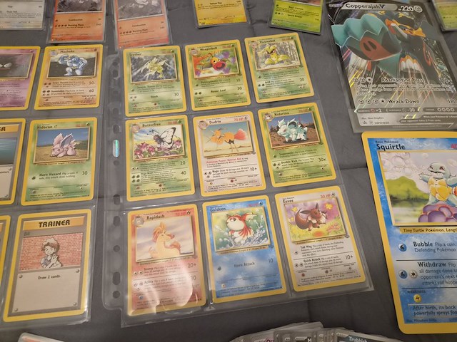 Grote verzameling pokémon kaarten met vele vintage kaarten - afbeelding 17 van  18