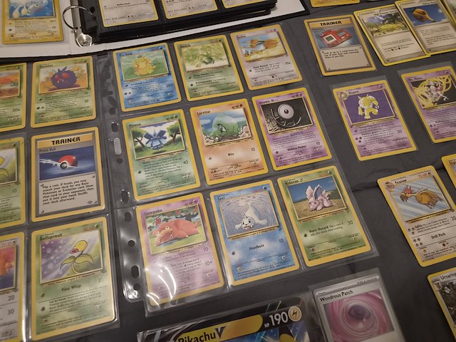 Grote verzameling pokémon kaarten, vele vintage kaarten, xl-kaarten, gevulde map en meer - afbeelding 28 van  29
