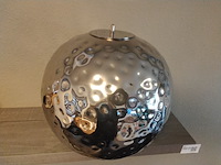 Grote verzilverde kaarsenbol fink silber - afbeelding 1 van  3