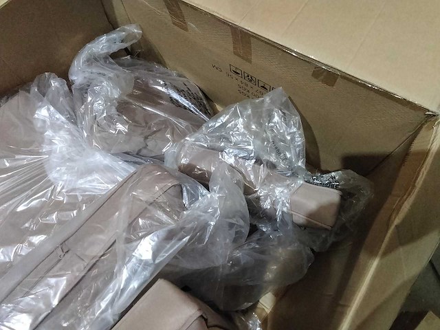 Grote volle doos tuinkussens taupe diverse afmetingen - afbeelding 4 van  6