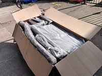 Grote volle doos tuinkussens taupe en grijs - afbeelding 2 van  5