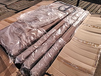 Grote volle doos tuinkussens taupe - afbeelding 2 van  5