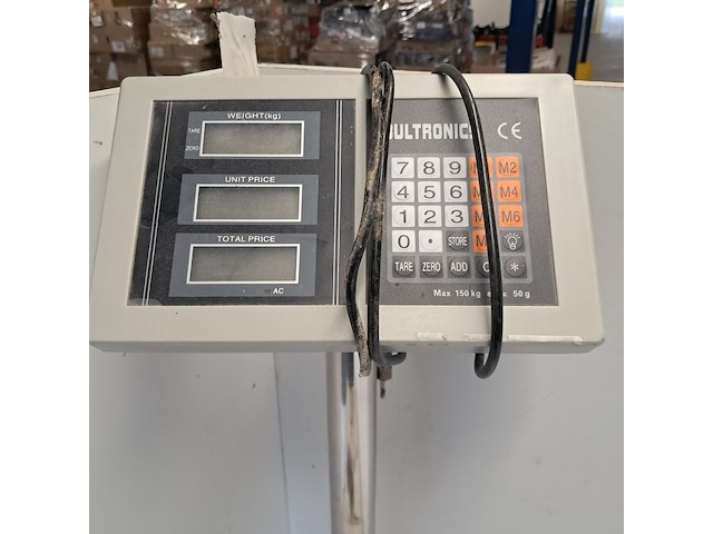 Grote weegsschaal tot max. 150kg, bultronics - afbeelding 2 van  6