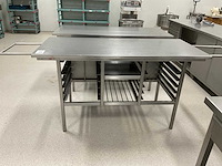 Grouw bakkerij techniek rvs werktafel (2x) - afbeelding 2 van  8