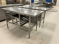 Grouw bakkerij techniek rvs werktafel (2x) - afbeelding 4 van  8