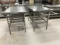 Grouw bakkerij techniek rvs werktafel (2x) - afbeelding 7 van  8
