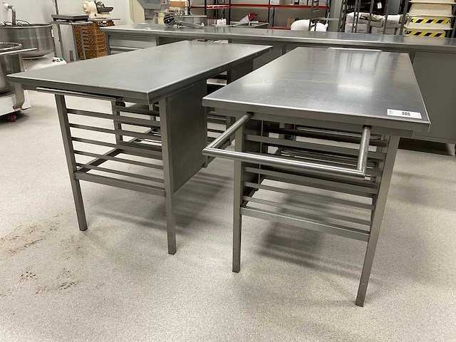 Grouw bakkerij techniek rvs werktafel (2x) - afbeelding 8 van  8