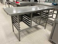 Grouw bakkerij techniek rvs werktafel - afbeelding 1 van  1
