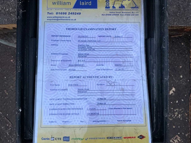 Grove manlift sm4688xt hoogwerker defect - afbeelding 22 van  29