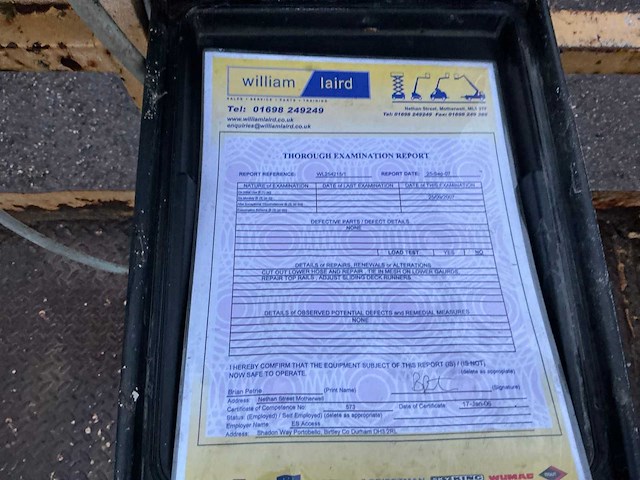 Grove manlift sm4688xt hoogwerker defect - afbeelding 21 van  29