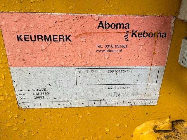 Grove sm 3160 hoogwerker - afbeelding 4 van  12