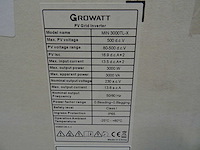 Growatt - min 3000tl-x - omvormer - afbeelding 2 van  2