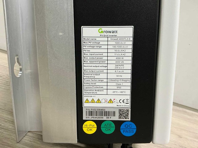 Growatt 4000 tl3-s omvormer - afbeelding 7 van  9