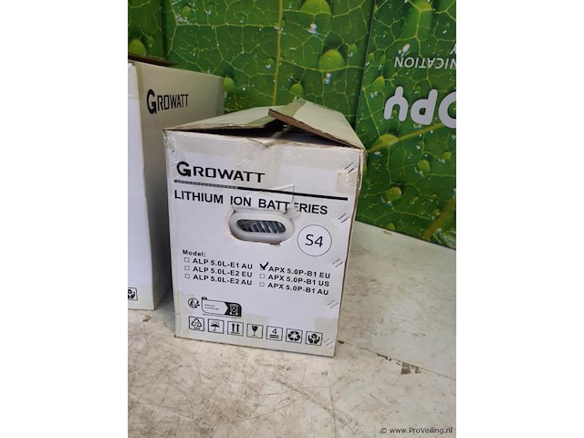 Growatt apx 5.0p-b1 hv-batterijmodule en apx 98034-p2 bms - afbeelding 2 van  5