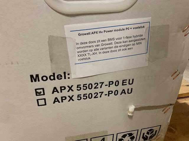 Growatt apx 55027-p0 eu batterij management systeem - afbeelding 3 van  3