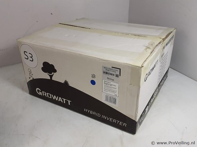 Growatt, hybrid inverter mod 3000tl3-xh - afbeelding 1 van  3