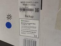 Growatt hybrid inverter mod 3000tl3-xh - afbeelding 2 van  3