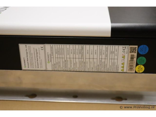 Growatt hybride omvormer sph4000, 1-fase & eastron sdm630mct 3-fasige energiemeter - afbeelding 4 van  7