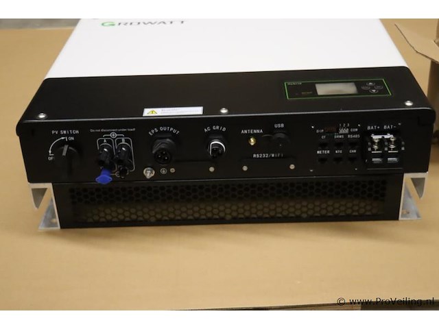 Growatt hybride omvormer sph4000, 1-fase incl. eastron sdm630mct 3-fasige energiemeter - afbeelding 5 van  7