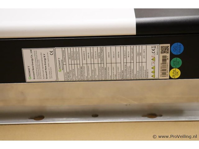 Growatt hybride omvormer sph4000, 1-fase - afbeelding 5 van  6