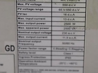 Growatt mic netgekoppelde pv-omvormer 2500tl-x - afbeelding 2 van  3