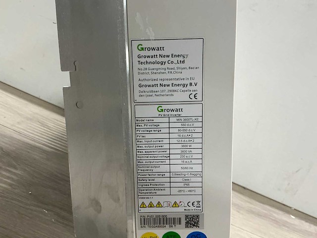 Growatt min 3600tl-xe omvormer - afbeelding 7 van  7