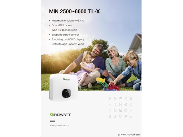 Growatt min 4200tl-xe - afbeelding 2 van  3