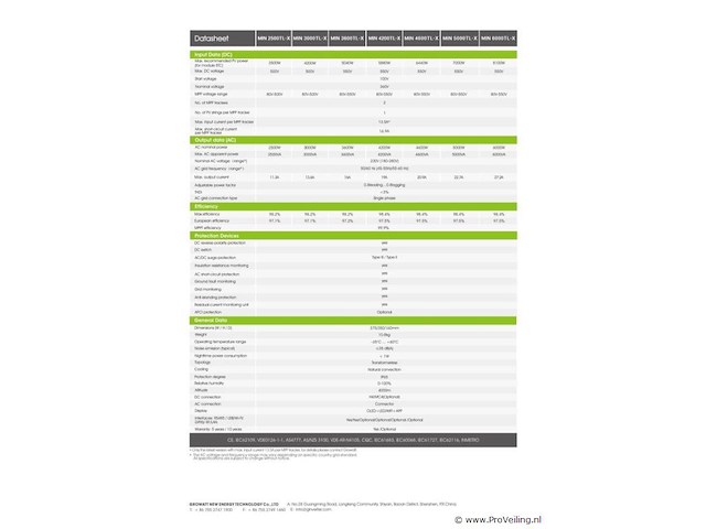 Growatt min 4200tl-xe - afbeelding 3 van  3