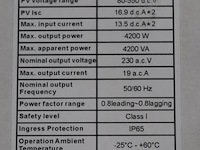 Growatt netgekoppelde omvormer min 4200tl-x - afbeelding 3 van  4