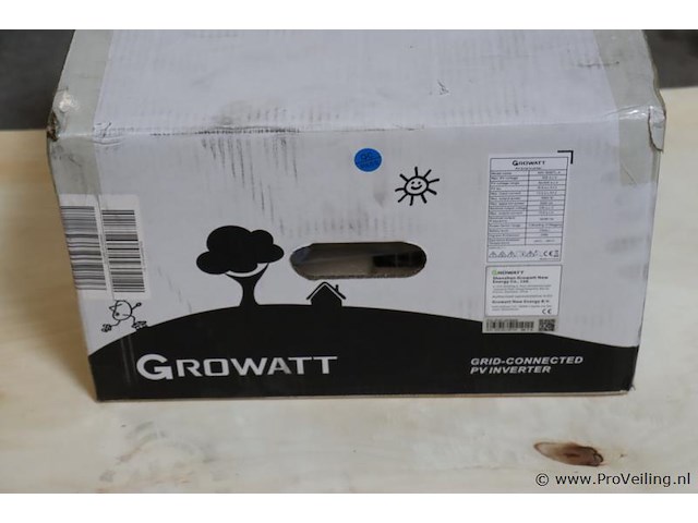 Growatt netgekoppelde pv omvormer min 3000tl-x - afbeelding 3 van  4