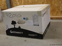 Growatt pv grid inverter voor zonnepanelen model min 4200tl-xe| nieuw in doos - afbeelding 2 van  6