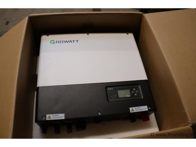 Growatt sph 10000tl3 bh-up hybride omvormer - afbeelding 2 van  3