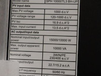 Growatt sph 10000tl3 bh-up hybride omvormer - afbeelding 2 van  2