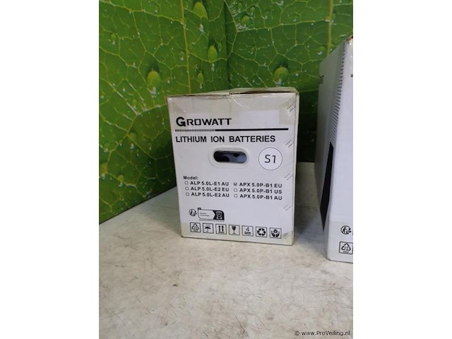 Growatt thuisbatterij apx 98034-p2 bms & growatt batterij module apx hv 5.0-b1 - afbeelding 6 van  6