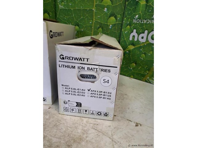 Growatt thuisbatterij apx 98034-p2 bms & growatt batterij module apx hv 5.0-b1 - afbeelding 4 van  7