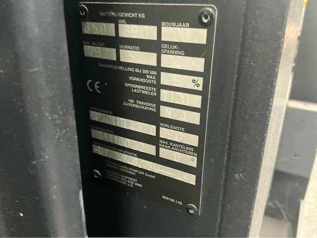 Grown sp3011tl hoogheffende orderverzameltruc - afbeelding 2 van  16