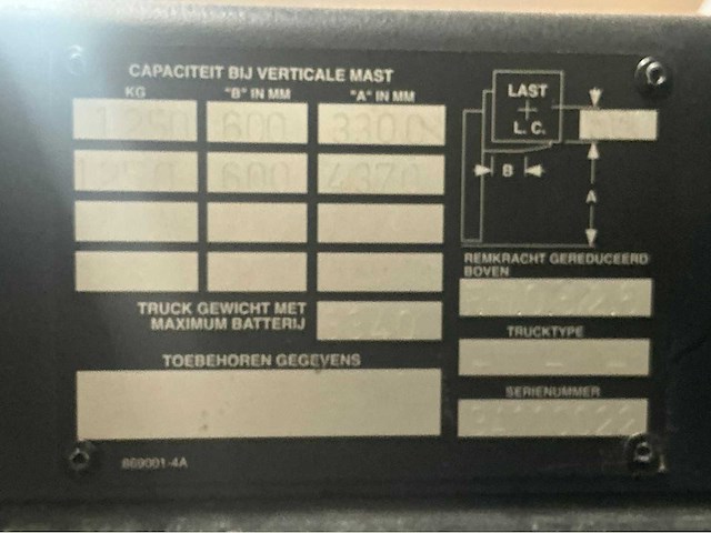 Grown sp3011tl hoogheffende orderverzameltruc - afbeelding 5 van  16