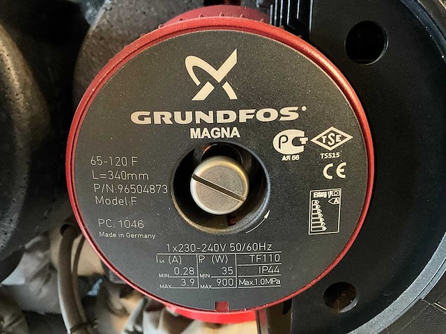 Grundfos - 65-120f - circulatiepomp - afbeelding 2 van  3