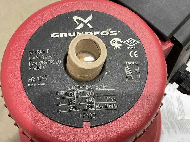 Grundfos - 65-60/4 f - c - pomp - afbeelding 4 van  6