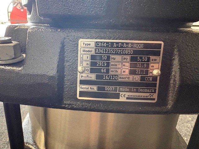 Grundfos - cr64-1 a-f-a-e-hqqe - pompunit - afbeelding 4 van  5