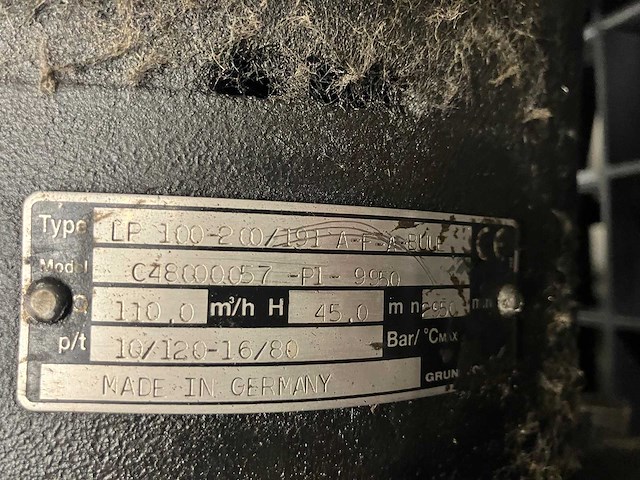 Grundfos - lp100 centrifugalpomp met toebehoren - afbeelding 3 van  4